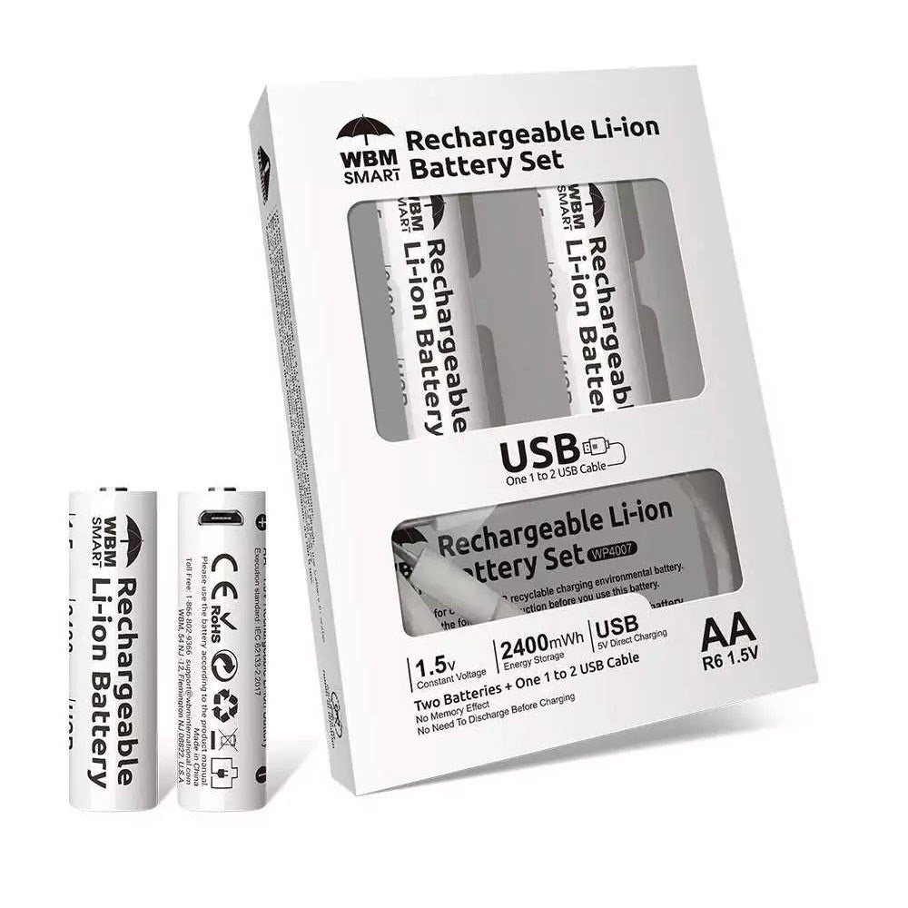 Rechargeable Li-ion Battery Set | WBM Smart