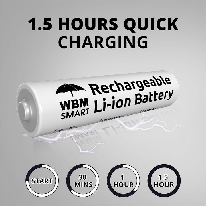 Rechargeable Li-ion Battery Set | WBM Smart