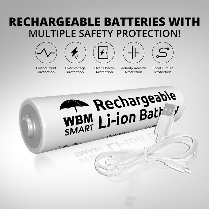 Rechargeable Li-ion Battery Set | WBM Smart