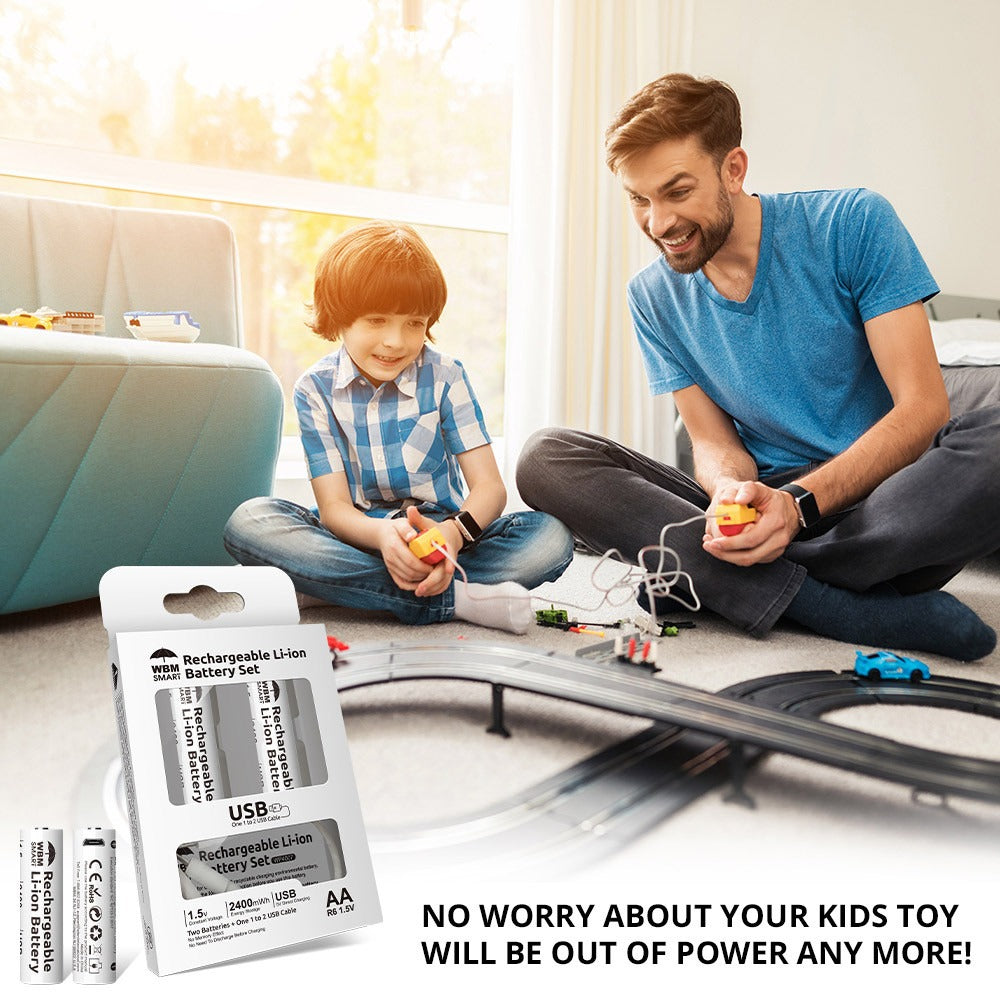 Rechargeable Li-ion Battery Set | WBM Smart