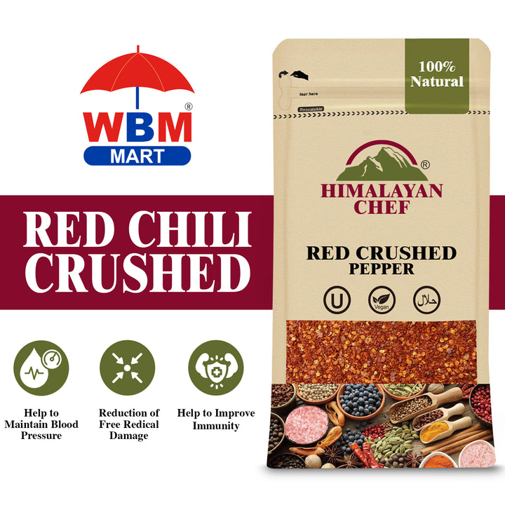 Red Chili Crushed - 0.2 lbs (100g) | Himalayan Chef