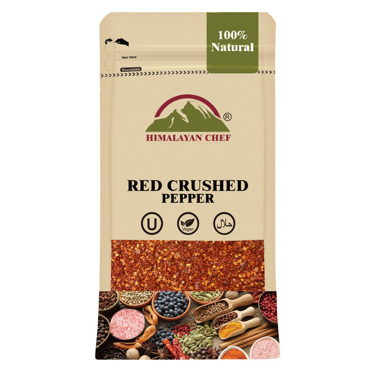 Red Chili Crushed - 0.2 lbs (100g) | Himalayan Chef