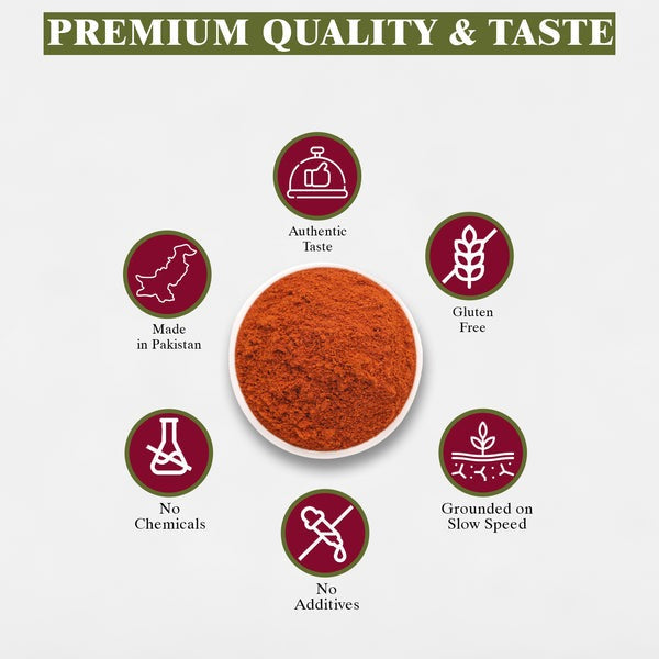 Red Chili Powder Plastic Shaker - 0.35 lbs (160g) | Himalayan Chef