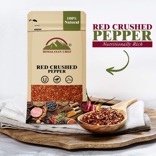 Red Chili Crushed - 0.2 lbs (100g) | Himalayan Chef