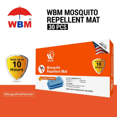 Mosquito Repellent Mat - 30 Pcs | WBM Home
