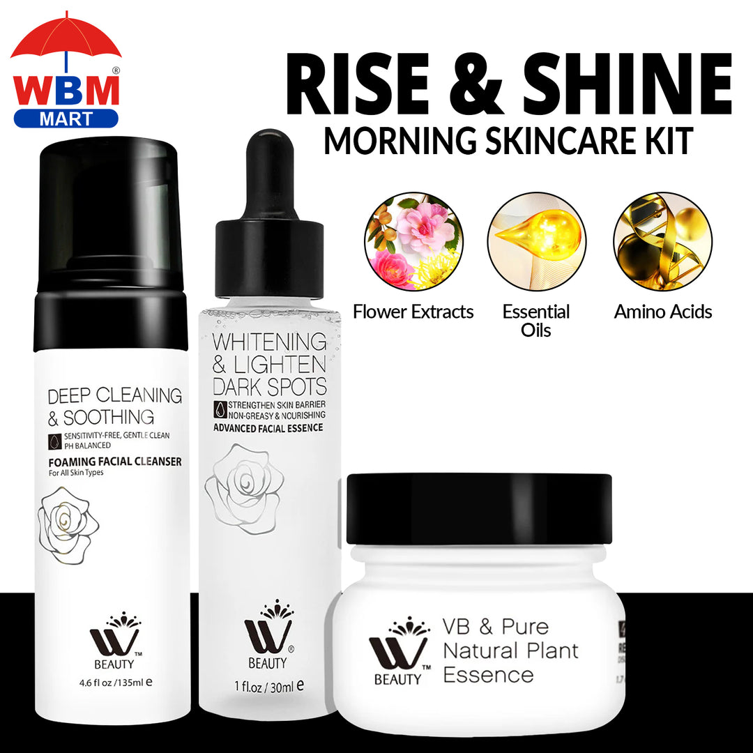 Rise &amp; Shine – Morning Skincare Kit | WBM Beauty