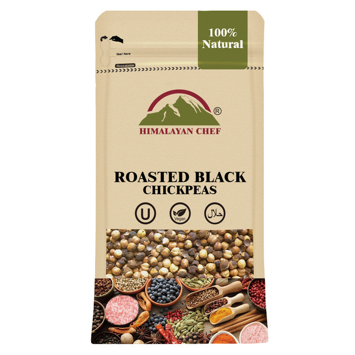 Roasted Black Chickpeas with shell - 0.2 lbs (100g) | Himalayan Chef