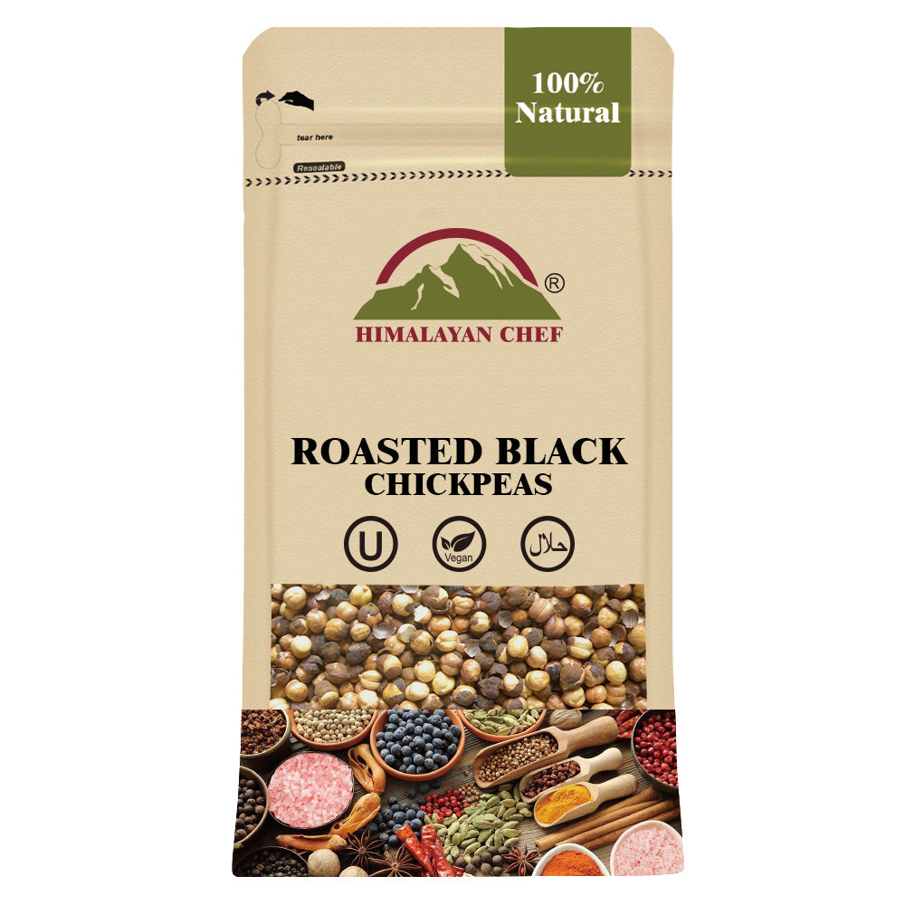 Roasted Black Chickpeas with shell - 1 lbs (454g) | Himalayan Chef