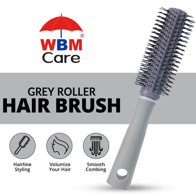 Grey Roller Hair Brush | WBM Care