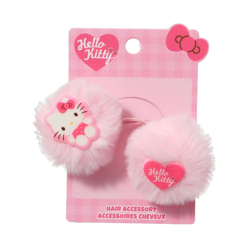 Hello Kitty Plush Pom-Pom Hair Tie Any Random Color | WBM MART