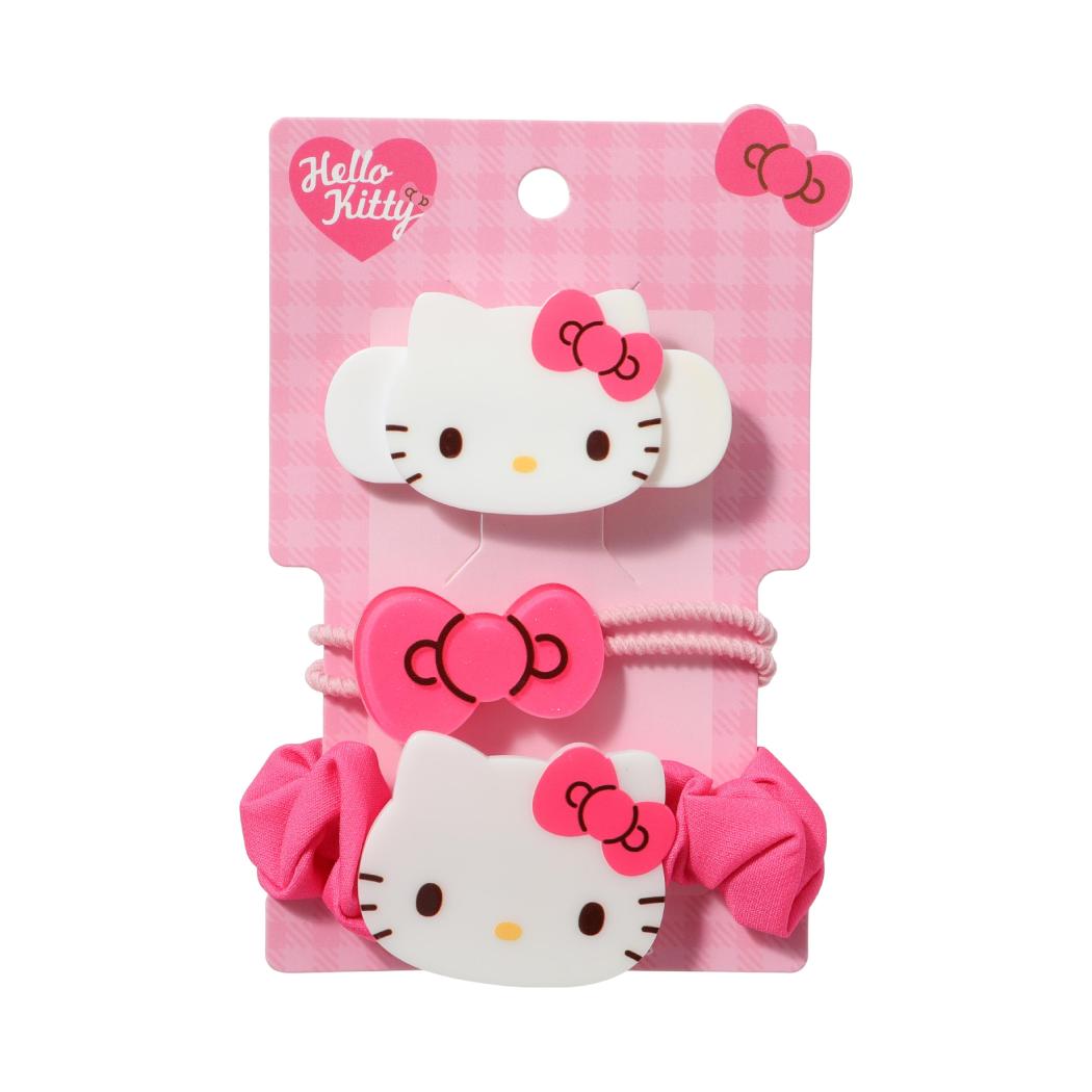 Hello Kitty Hair Accessories Kit 3 Piece Any Random Color | WBM MART