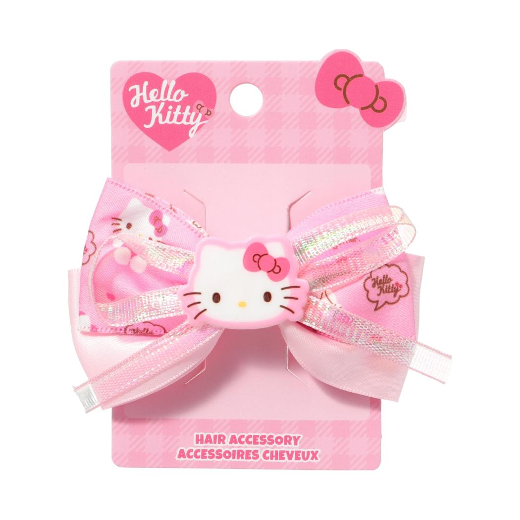Hello Kitty Printed Bow Fashion Hair Clip Any Random Color | WBM MART