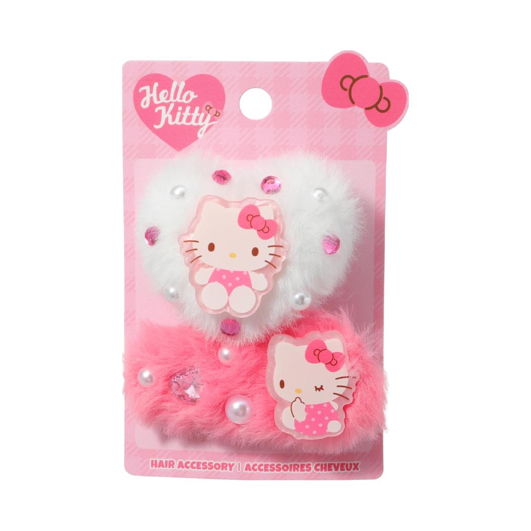 Hello Kitty Decorative Hair Clip Set 2 pcs Any Random Color | WBM MART