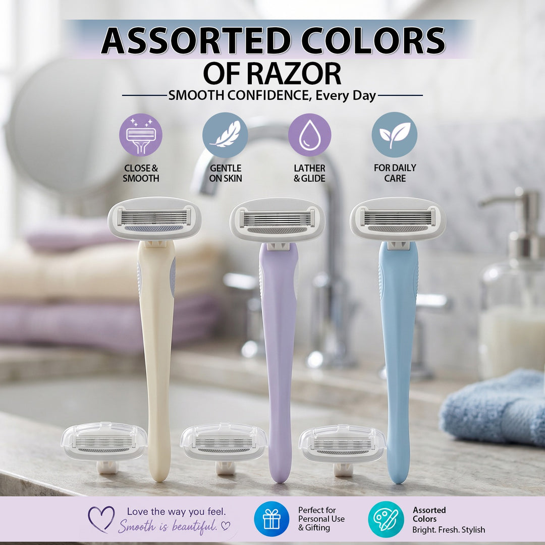 Women Razor with Refill (Any Random Color) | WBM Beauty