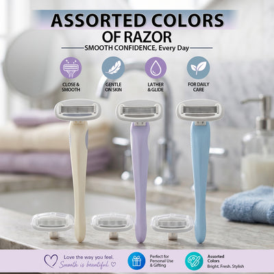Women Razor with Refill (Any Random Color) | WBM Beauty