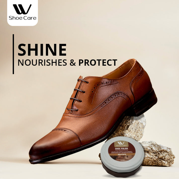 Shoe Polish Brown | 50ml - WBM Shoe Care