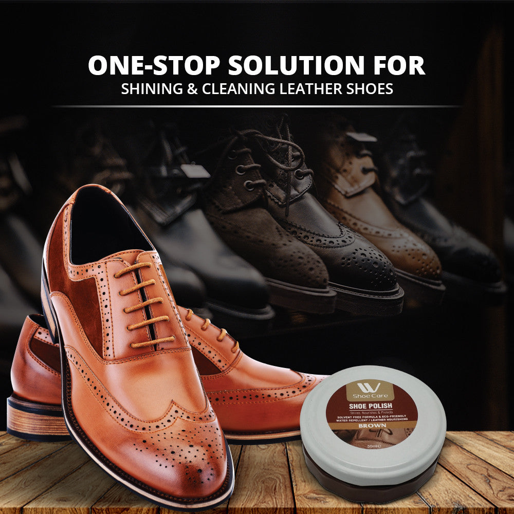 Shoe Polish Brown | 50ml - WBM Shoe Care
