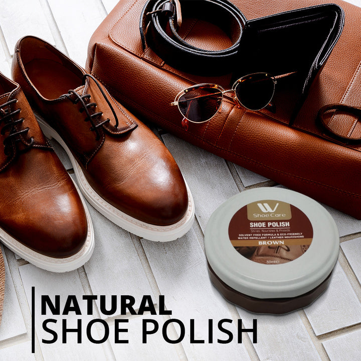 Shoe Polish Brown | 50ml - WBM Shoe Care