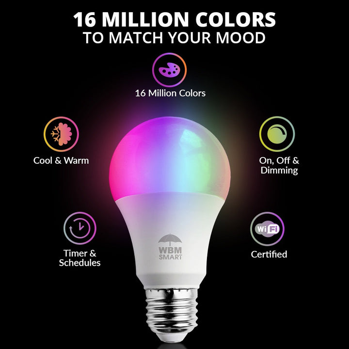 Wifi LED Light Bulb | WBM Smart