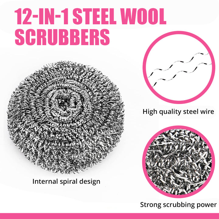 Stainless Steel Scourer - 3 Pcs (100% Rust Free) |  WBM Home