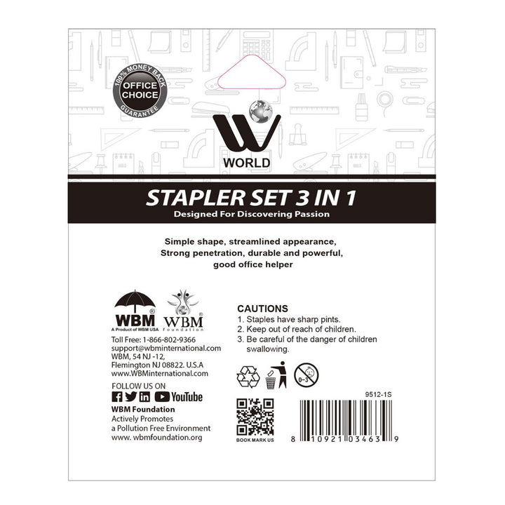 Stapler Set 3-in-1 | WBM World
