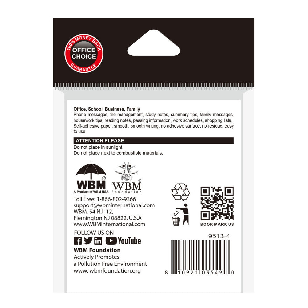 Stick Note - 100 Sheets | WBM World