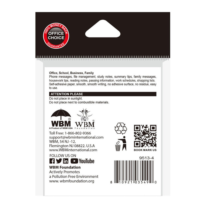Stick Note - 100 Sheets | WBM World