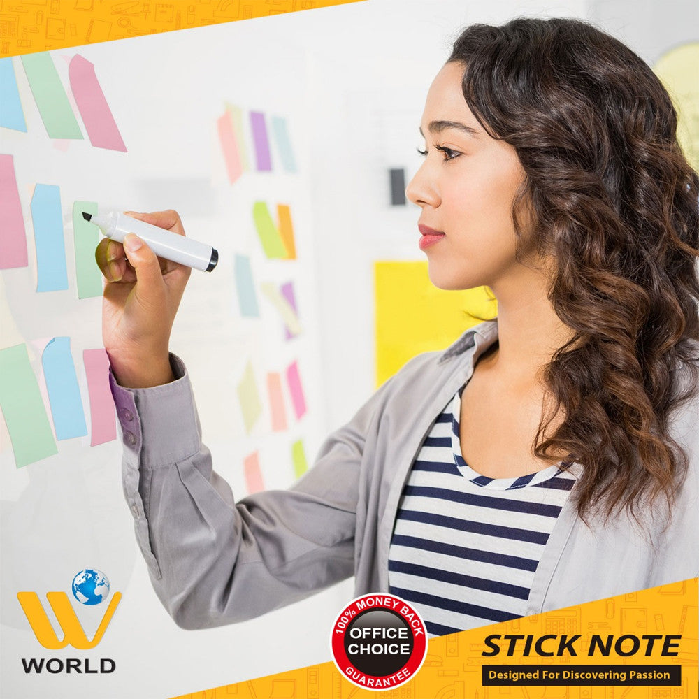 Sticky Note 3 Colors - 300 Sheets | WBM World