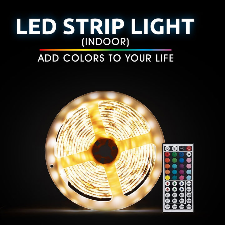 LED Strip Lights, Remote Control, 32.8 ft. | WBM Smart