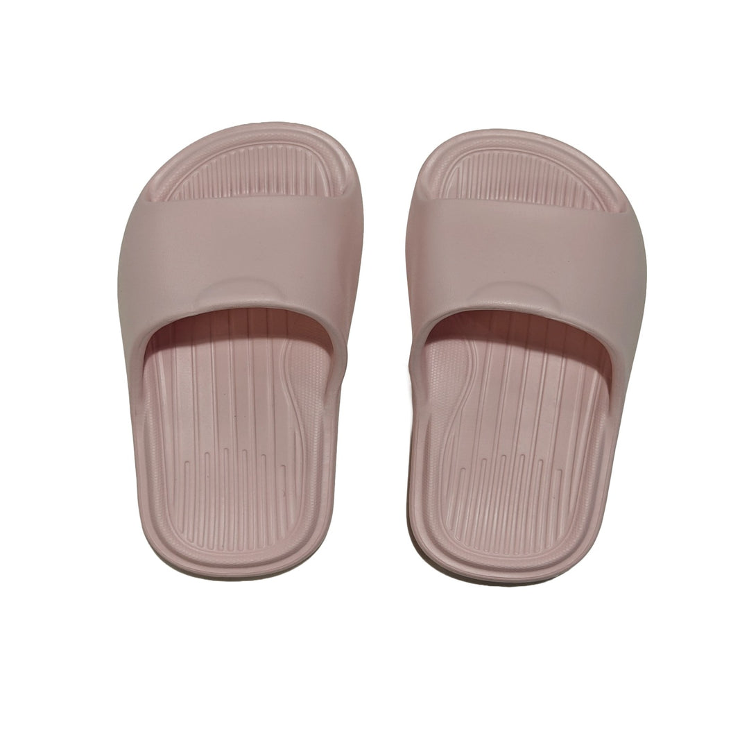 Striped Bathroom Slippers for Women Size 39–40 Pink | WBM MART