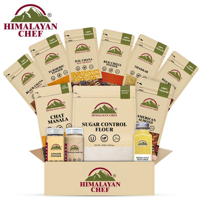 Sugar Control Grocery Package - Pack of 12 | Himalayan Chef