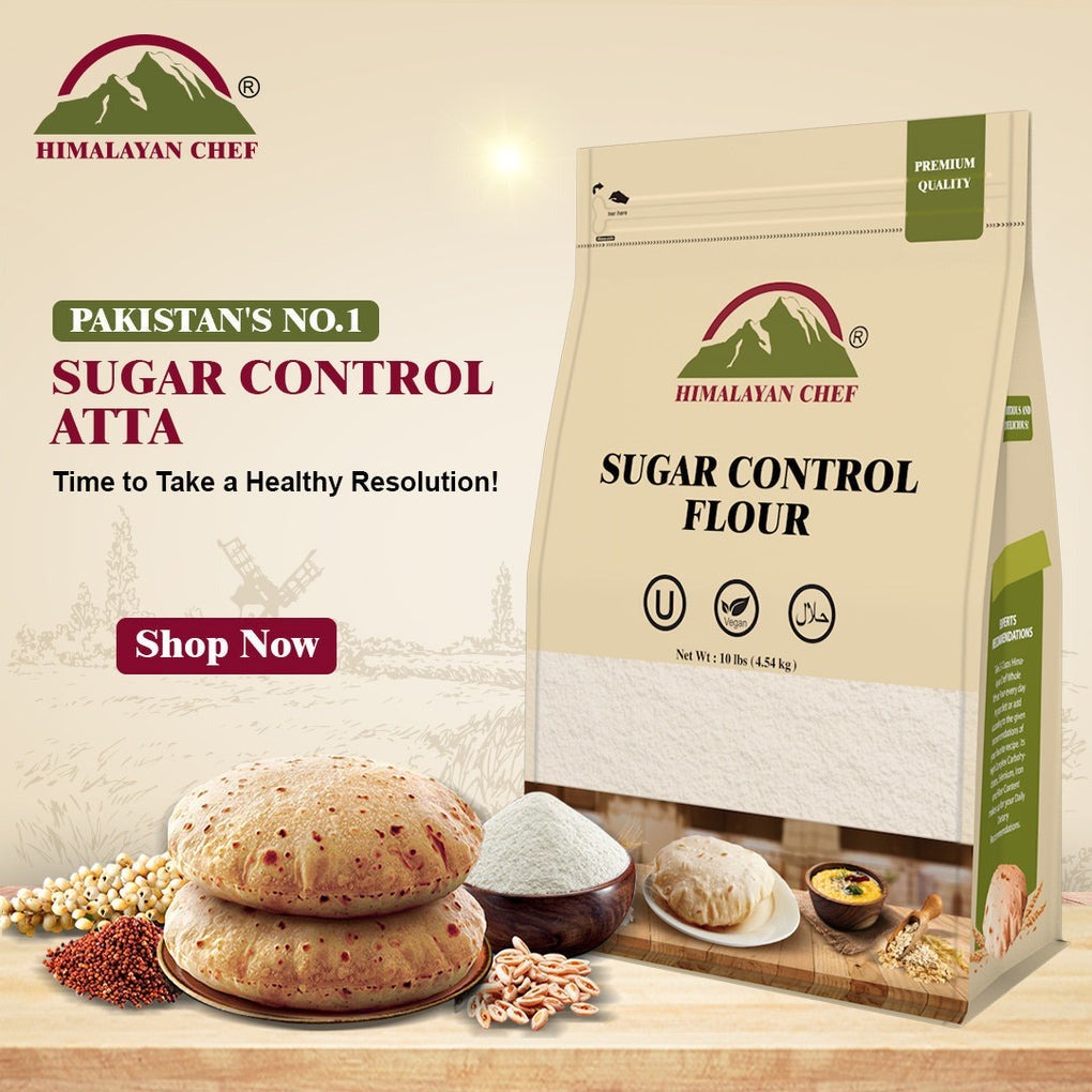 Sugar Control Flour (Atta) -  10 lbs (4540g) | Himalayan Chef
