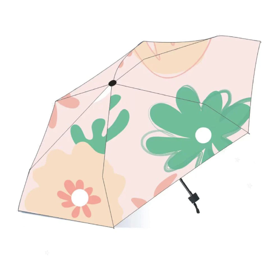 Flowers Series Sun Umbrella(Pink)| WBM MART