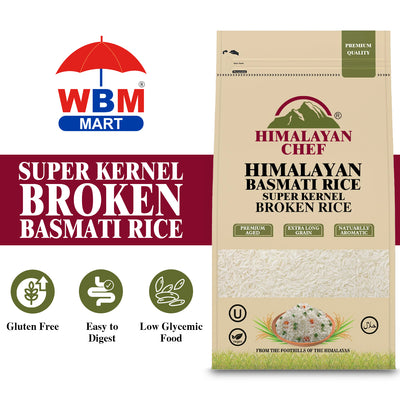 Super Kernel Broken Basmati Rice - 2 lbs (908g) | Himalayan Chef