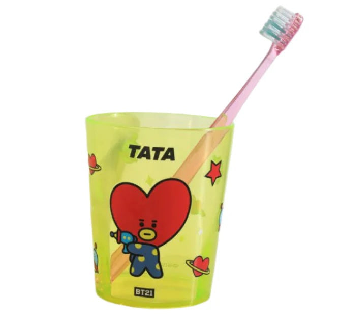 TATA Bathroom Cup – BT21 Themed Plastic Rinse Cup | WBM MART