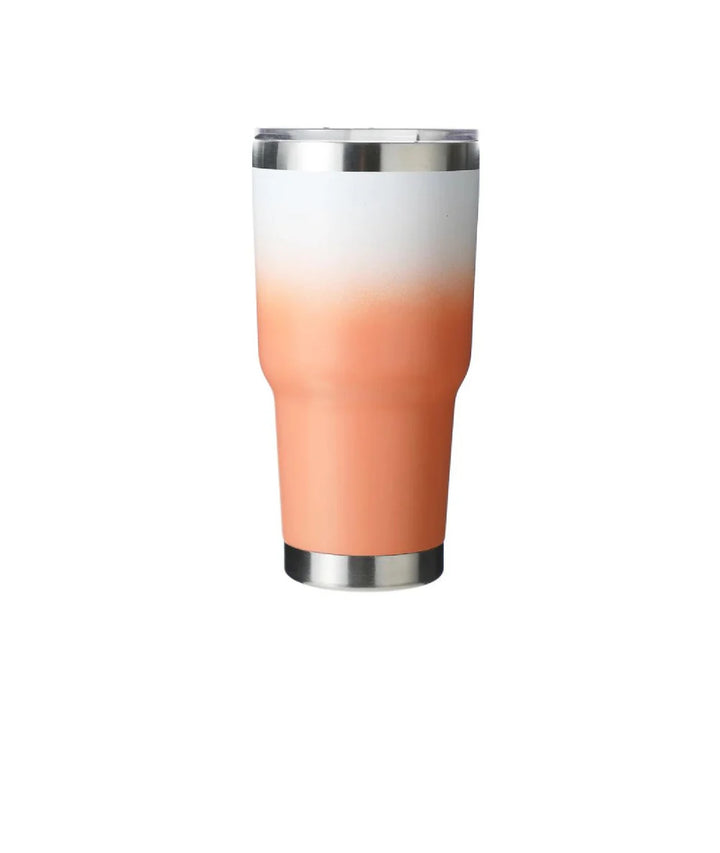 Steel Car Tumbler Gradient Color 900mL random color| WBM MART