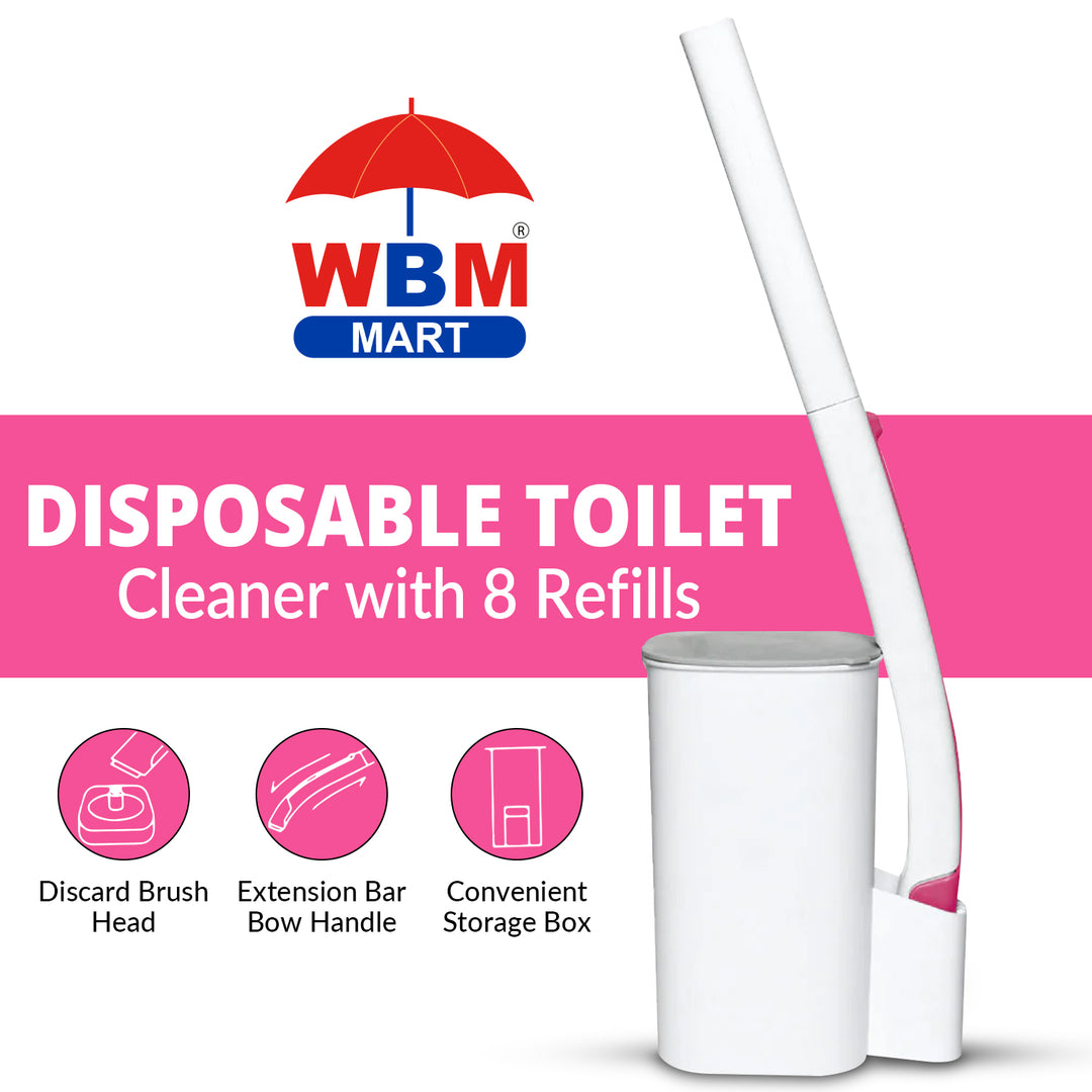Disposable Toilet Cleaner with 8 refills | WBM Home