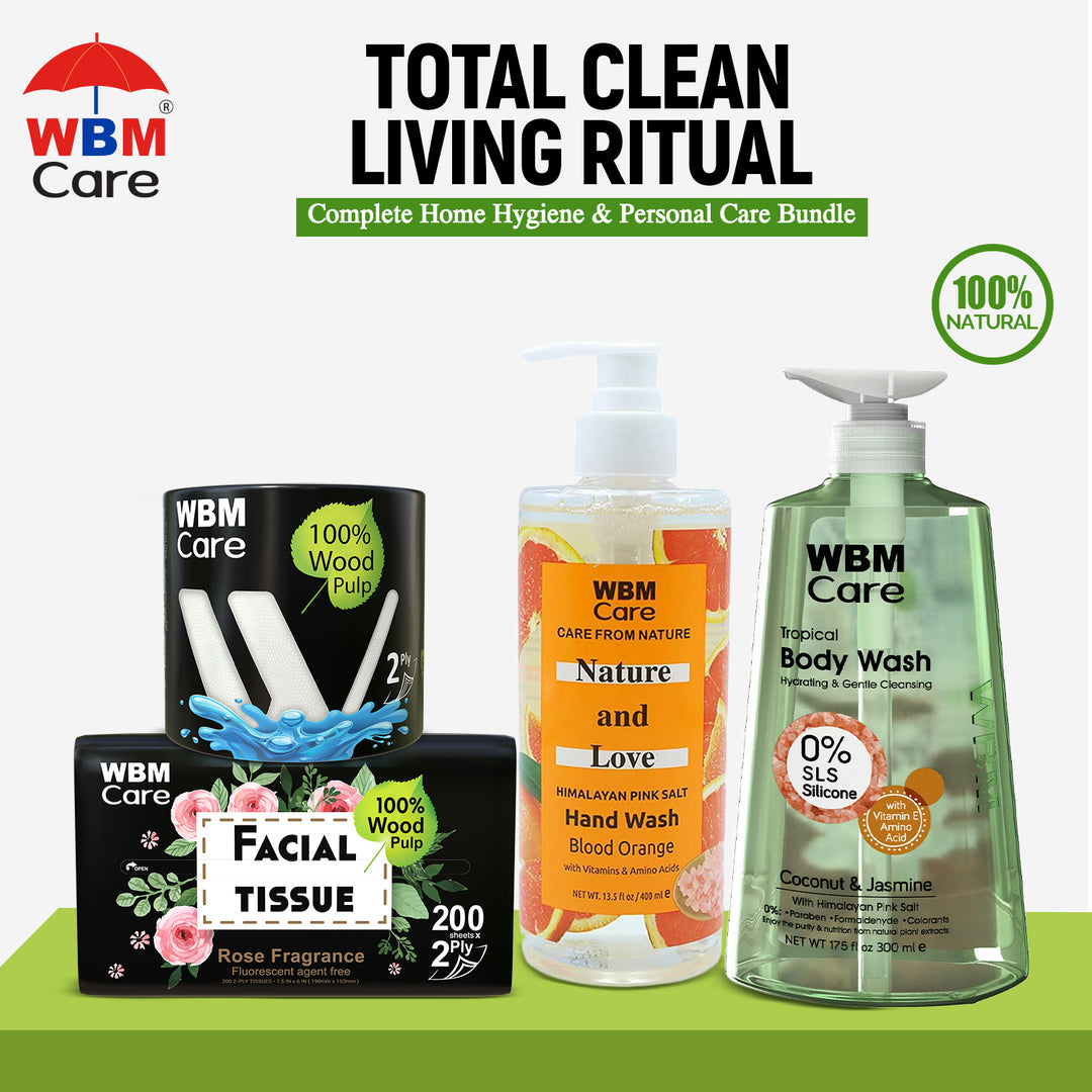 Total Clean Living Ritual – Complete Home Hygiene &amp; Personal Care Bundle | WBM MART