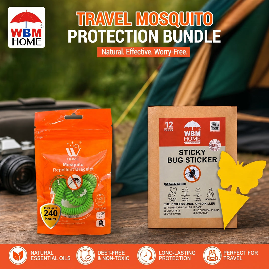 Portable Mosquito Protection Bundle – Bracelet &amp; Bug Stickers | WBM  Mart