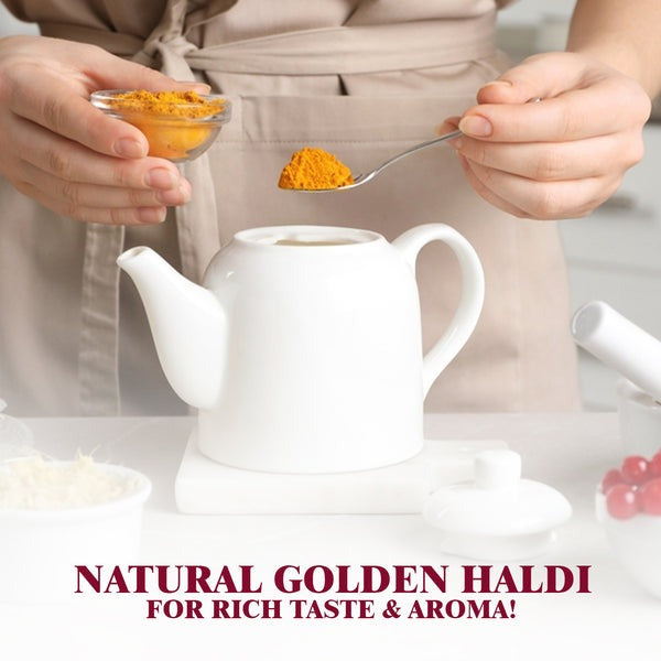 Turmeric Powder Plastic Shaker - 0.4 lbs (180g) | Himalayan Chef