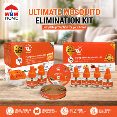 Mosquito Repellent Coil+ Repellent Machine Bundle – Complete Mosquito Killer Set | WBM Mart