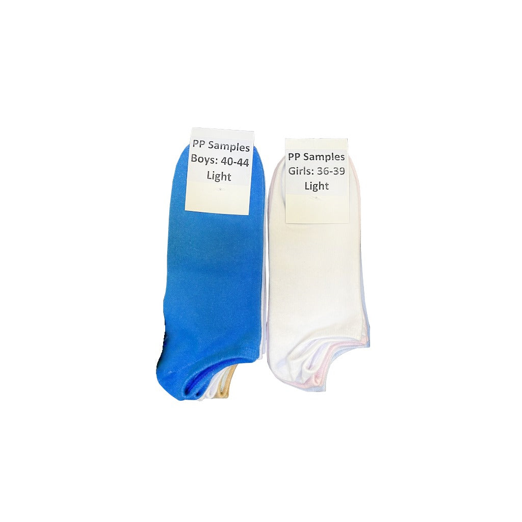Unisex Cotton Socks Pack of 3 Light Shades  | WBM MART