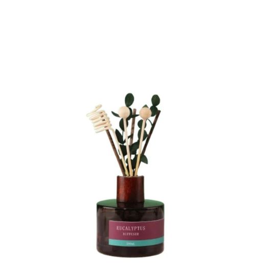 Forest Series Eucalyptus Leaf Reed Diffuser 200mL (Grapefruit and Cedar Wood) | WBM MART