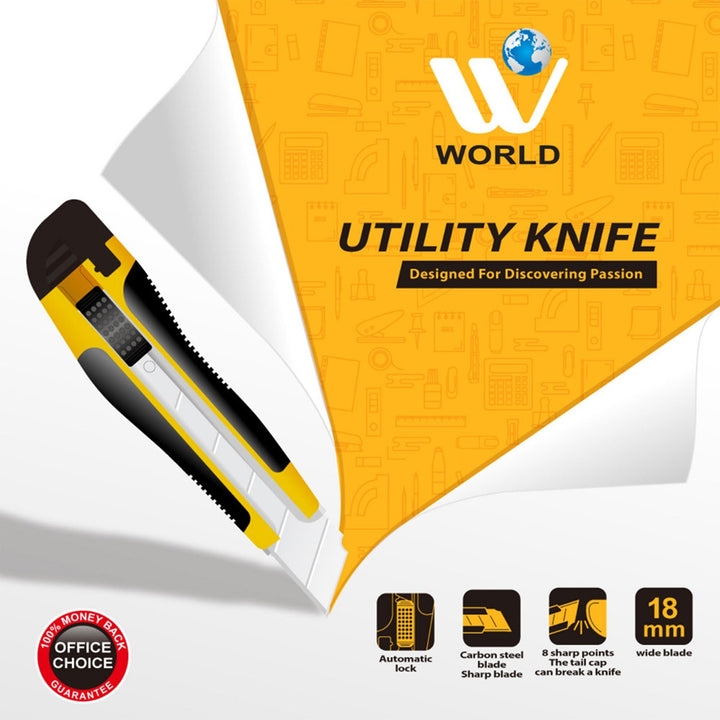 Utility Knife Sharp Carbon Steel Blade -1 Pcs | WBM World