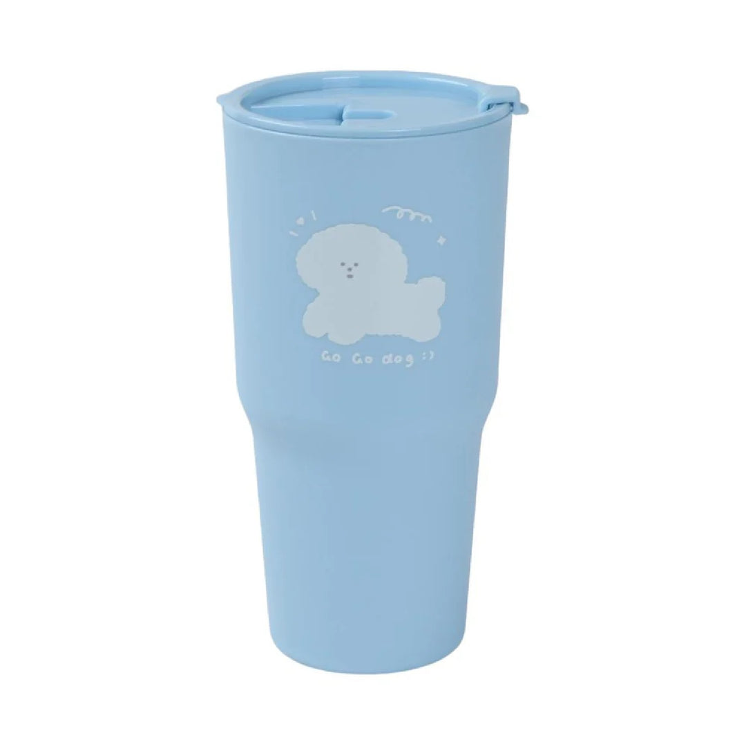 Animal Series Flip Top Plastic Tumbler 800mL(random color)| WBM MART