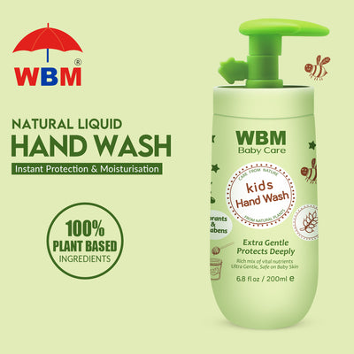 Kids Hand Wash - 200 ml | WBM Baby Care
