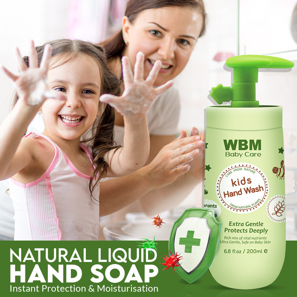 WBM Baby Hygiene Combo – Hand Wash, Tissue &amp; Duster