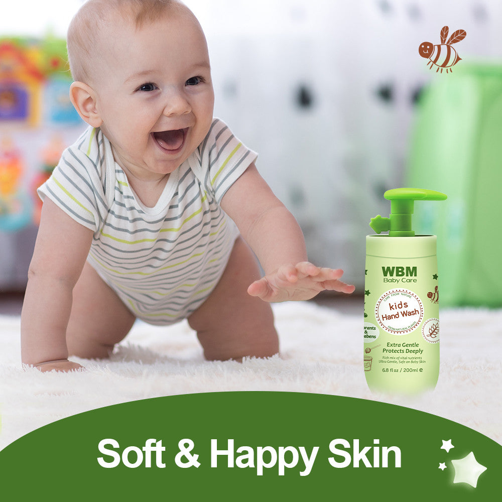 WBM Baby Hygiene Combo – Hand Wash, Tissue &amp; Duster