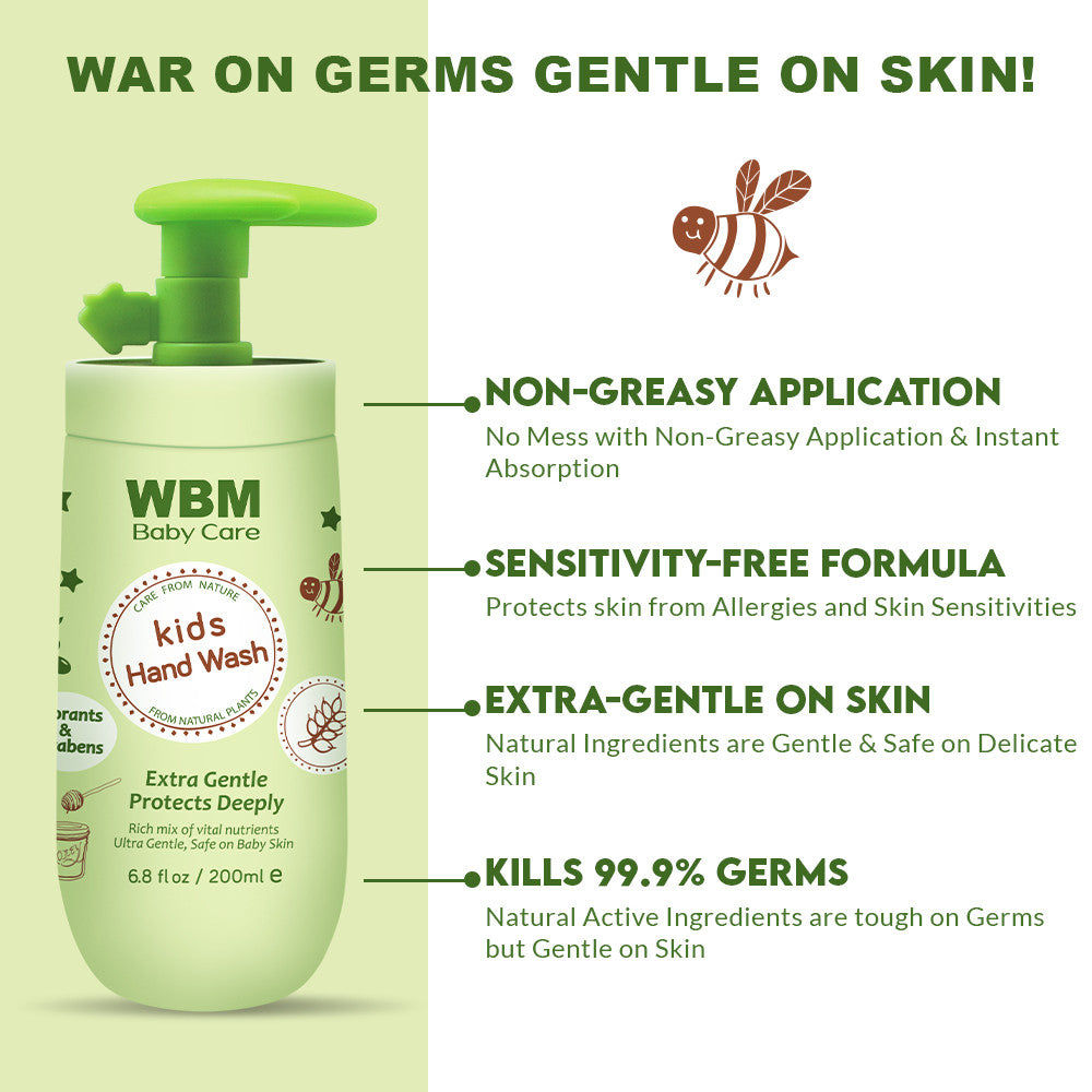 Kids Hand Wash - 200 ml | WBM Baby Care