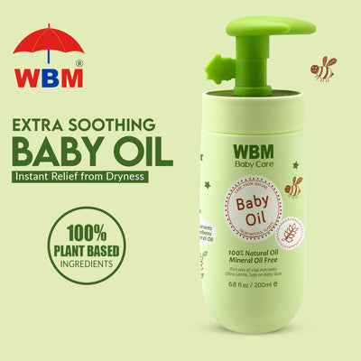 Baby Oil - 200ml | WBM Baby Care